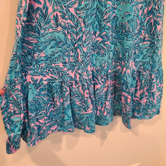 Lilly Pulitzer You Grow Girl Collins Mid Knee Length Cotton Dress - Picture 3 of 9